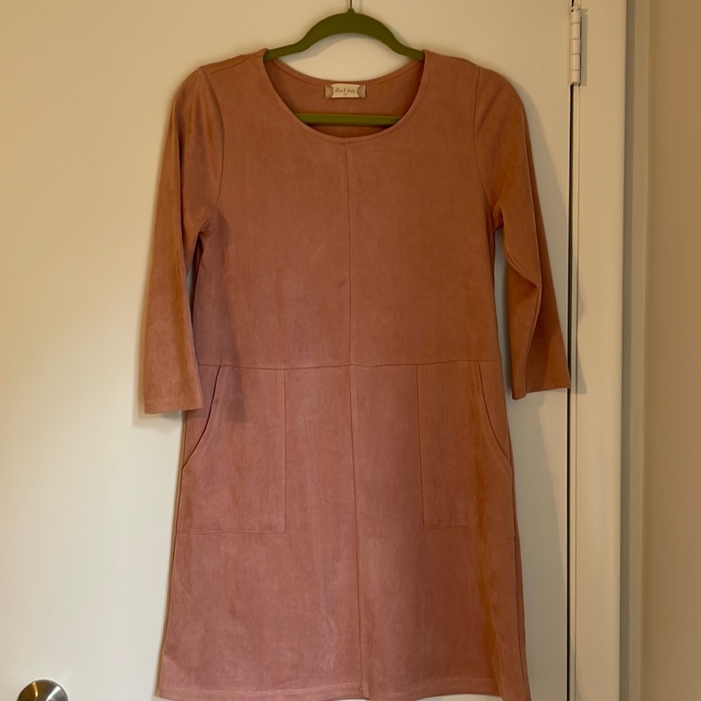 Pink Velvet Dress from Altar'd State